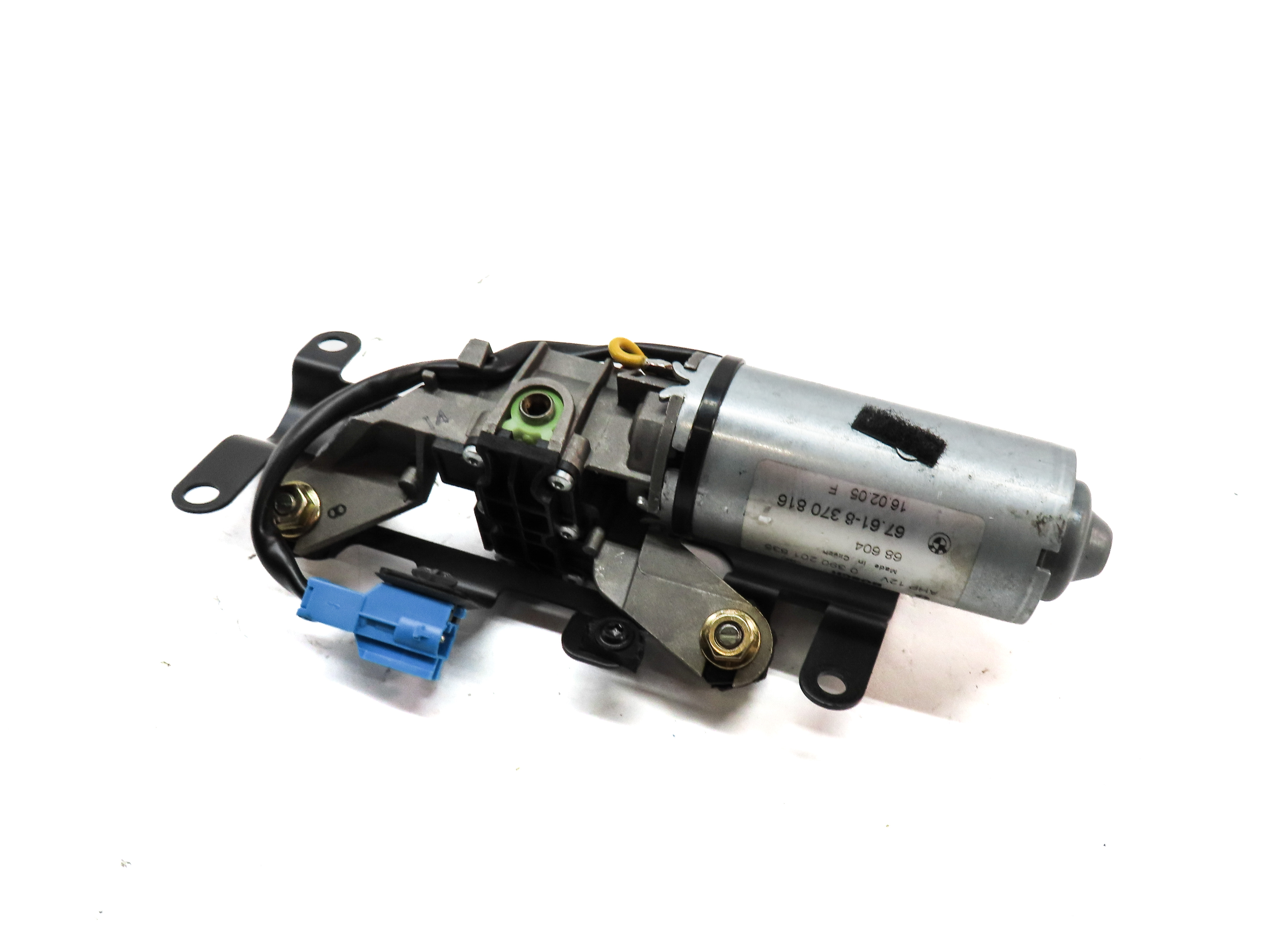 2003-2008 BMW Z4 E85 ROADSTER CONVERTIBLE TOP COVER CENTER ELECTRIC LATCH MOTOR — exact item pictured